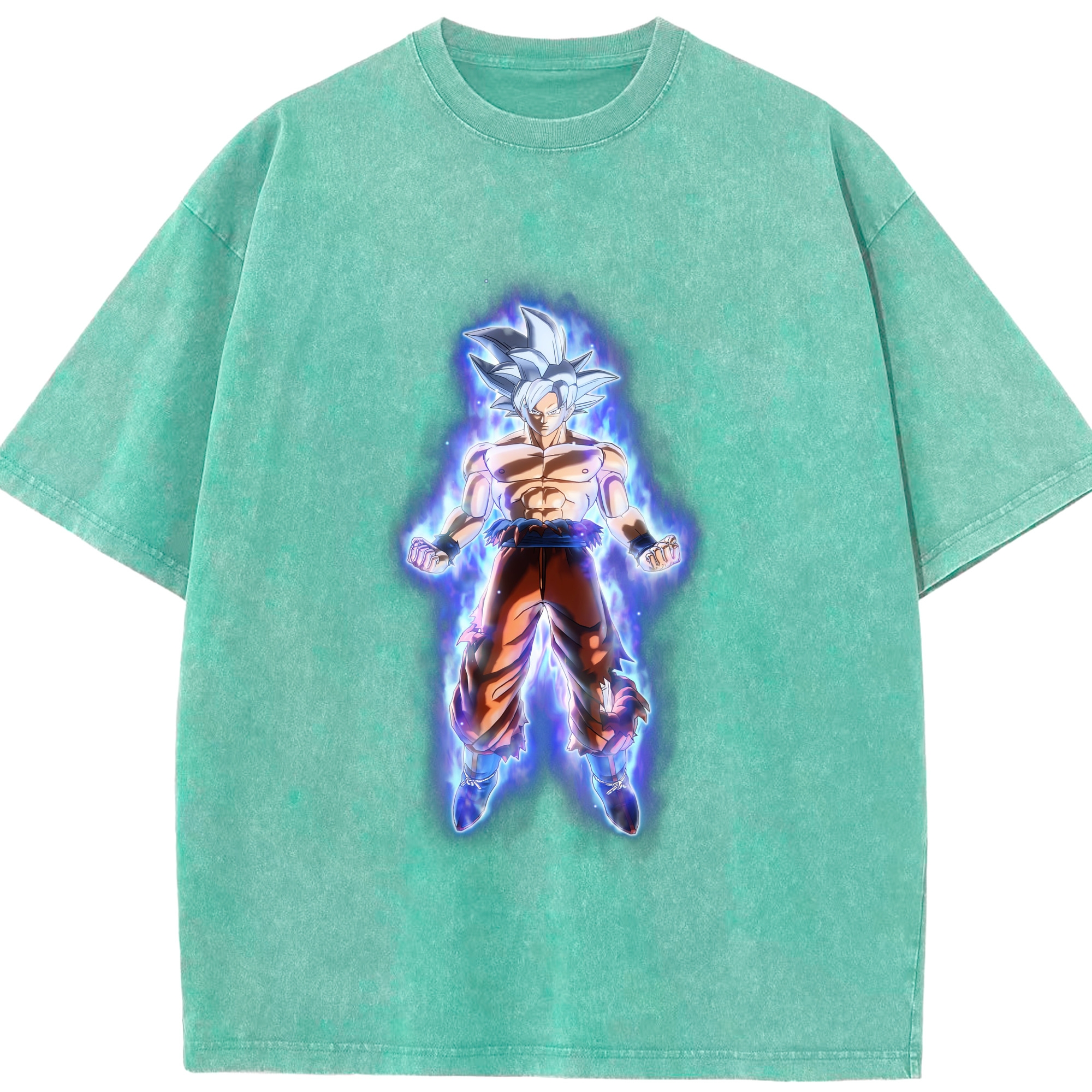 （画像用） ドラゴンボール 孫悟空（そん ごくう）Son Goku カカロット DRAGON BALL Kakarotto 綿100% ヴィンテージ風 半袖Tシャツ（フロントプリント）